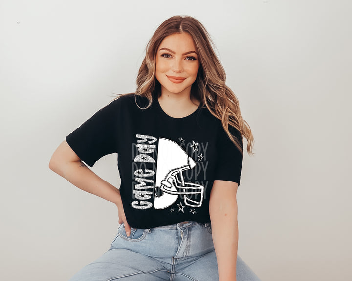 BW Dottie Game Day DTF Print