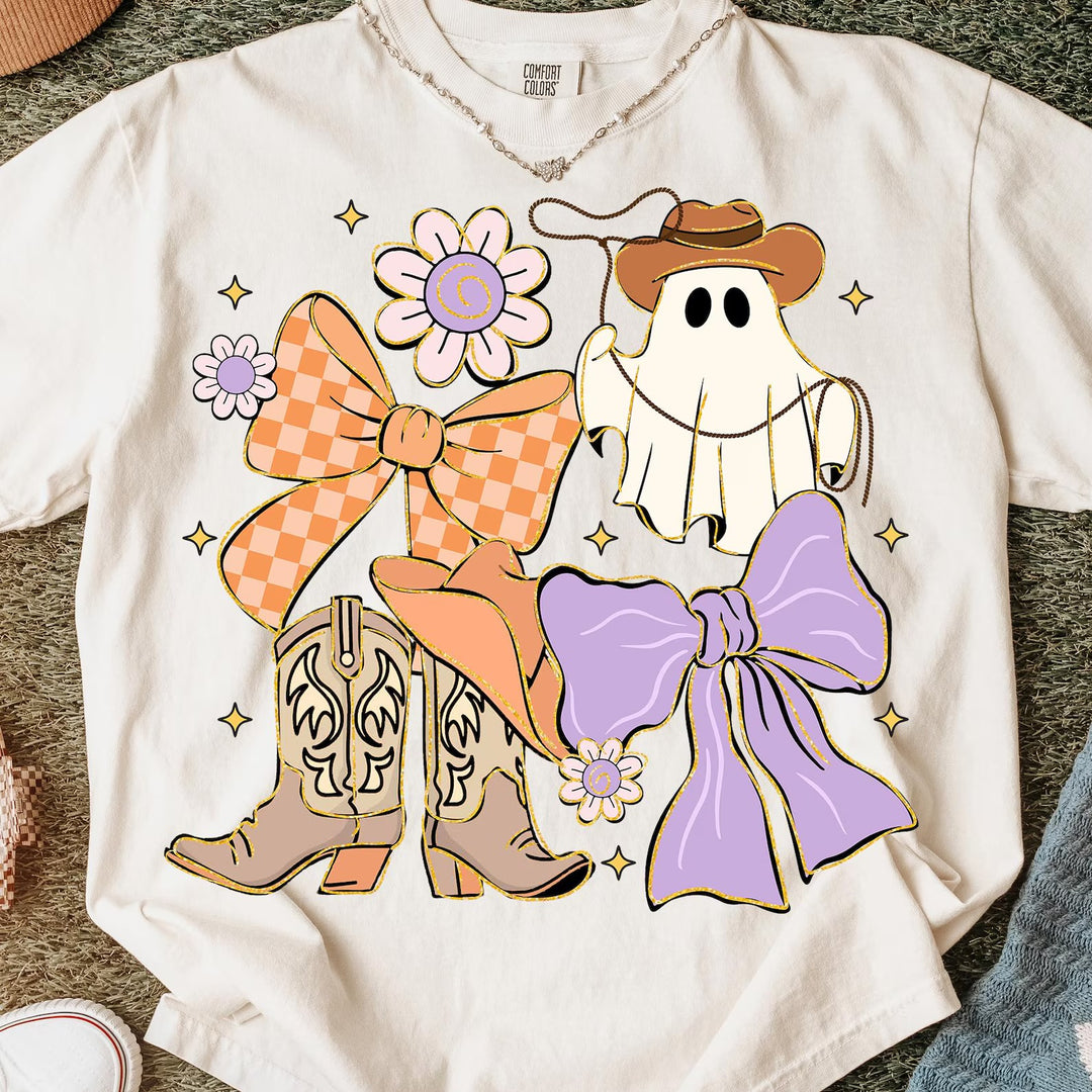 Coquette Western Ghost DTF Print