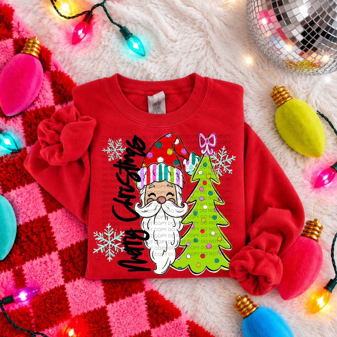 Merry Christmas DTF Print
