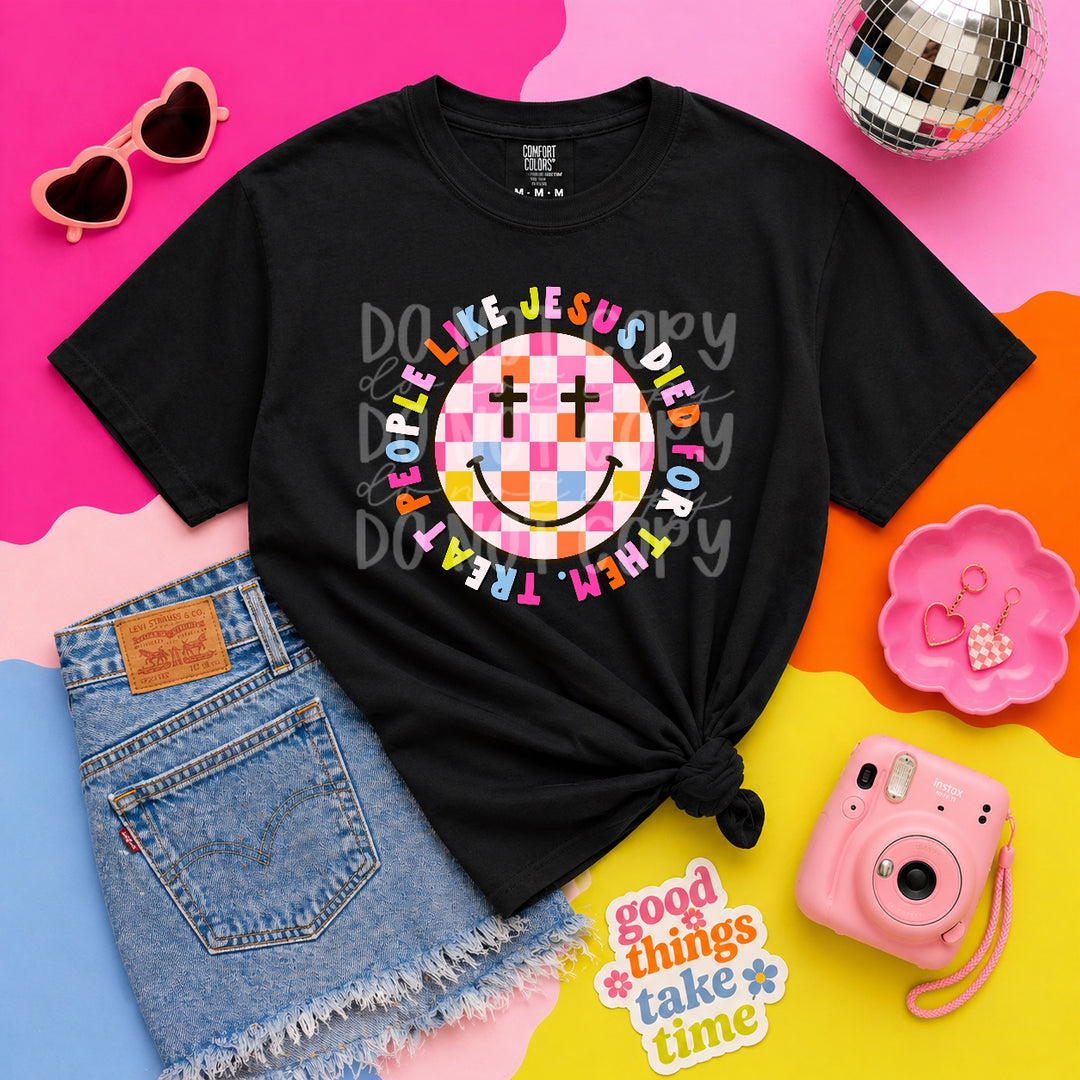 Treat People Like Jesus DTF Print