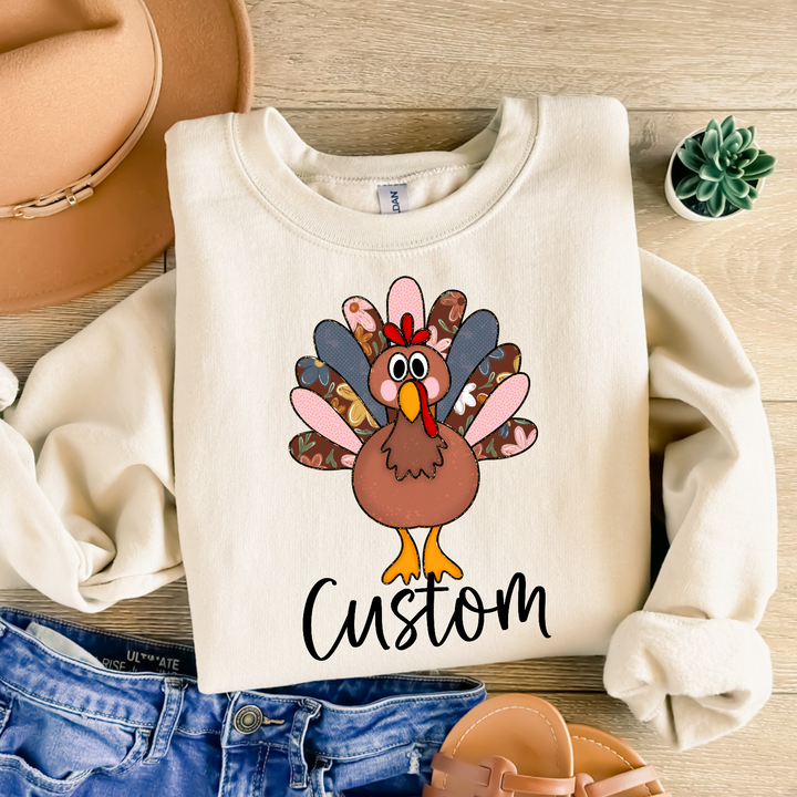 Dark Turkey DTF Print