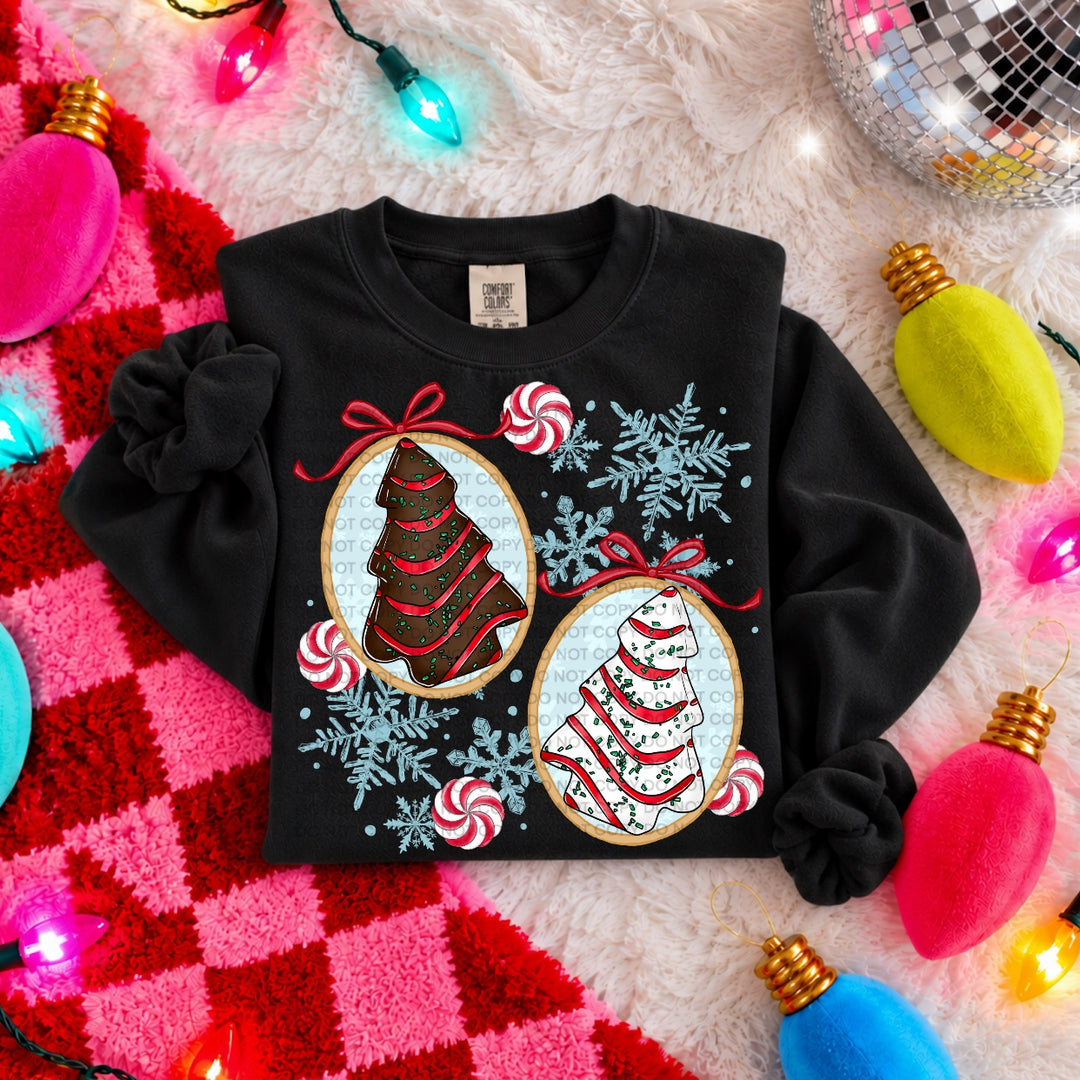 Christmas Cakes DTF Print
