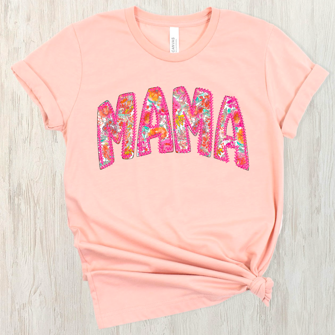 Faux Stitch Mama DTF Print