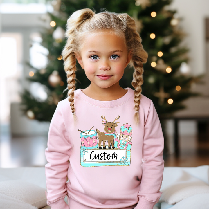 Drum Reindeer Nutcracker DTF Print