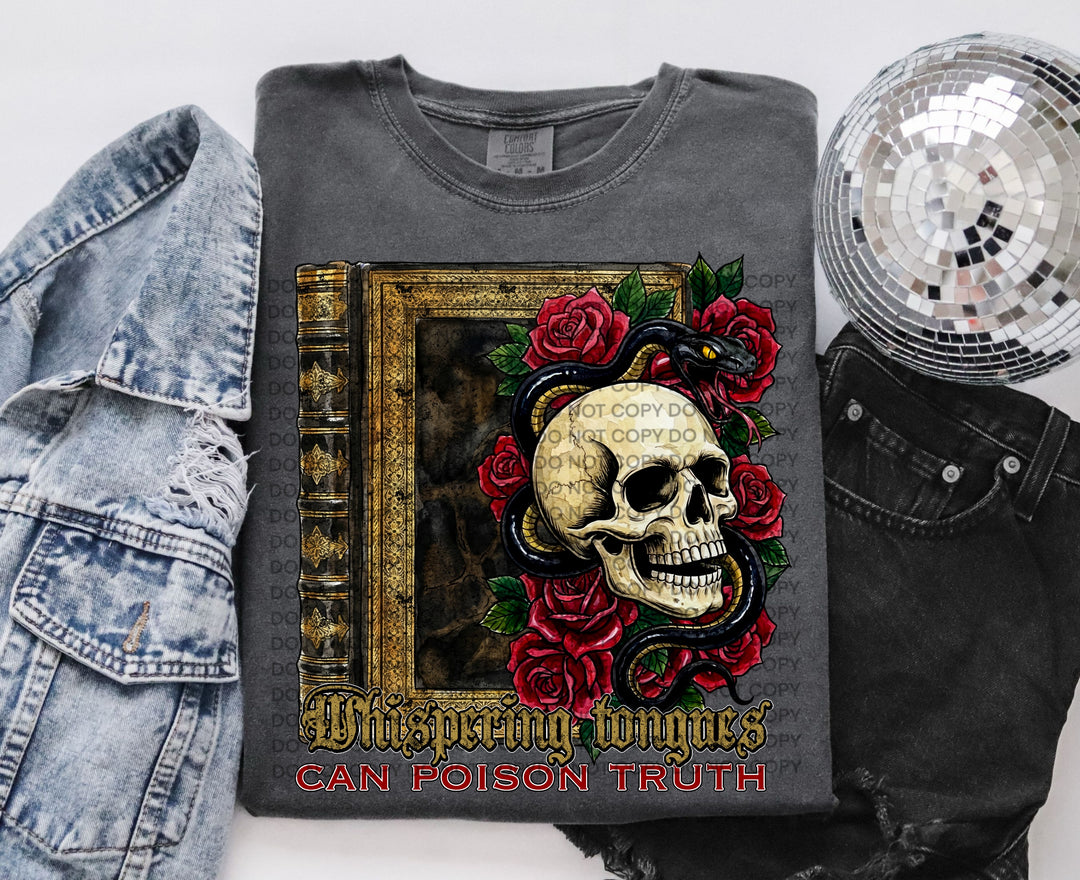 Whispering Tongues Can Poison Truth DTF Print