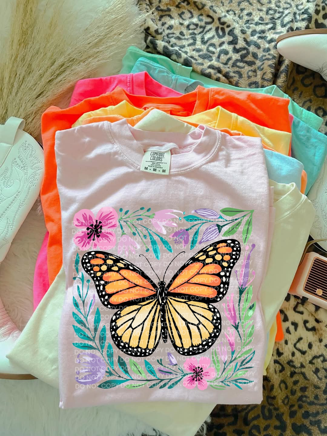 Spring Butterfly DTF Print