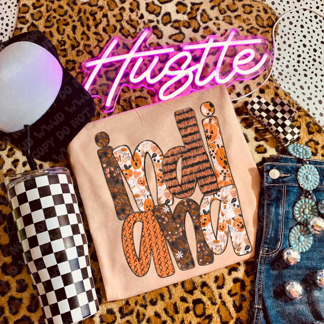 State Pumpkin Alpha DTF Print