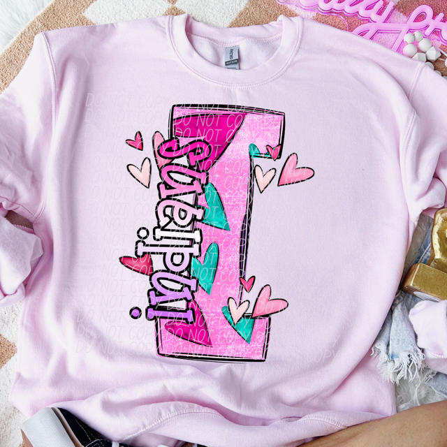 Valentine's Day Mascots DTF Print