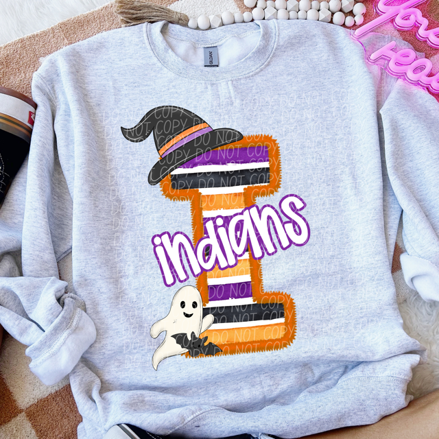 Halloween Striped Mascots DTF Print