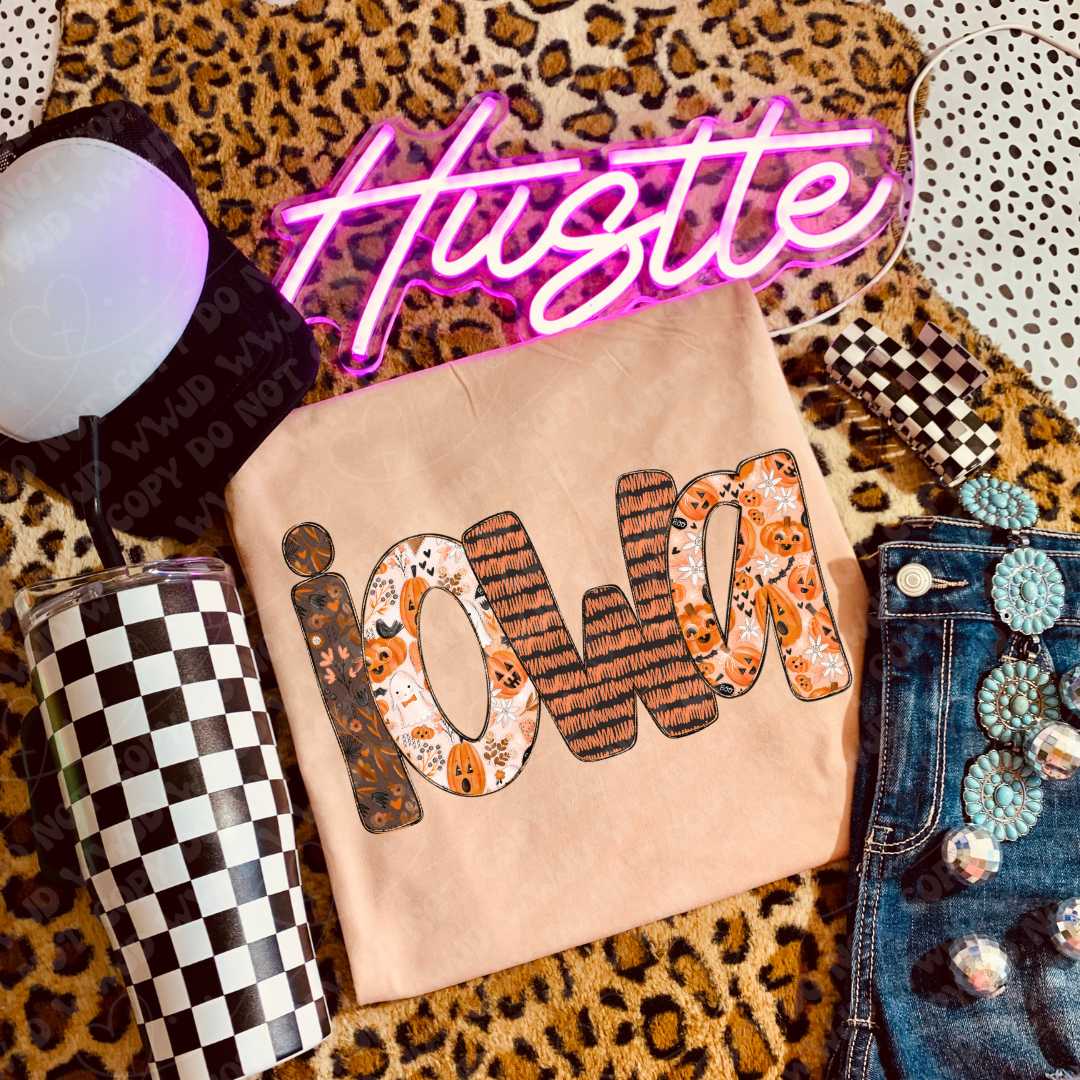 State Pumpkin Alpha DTF Print