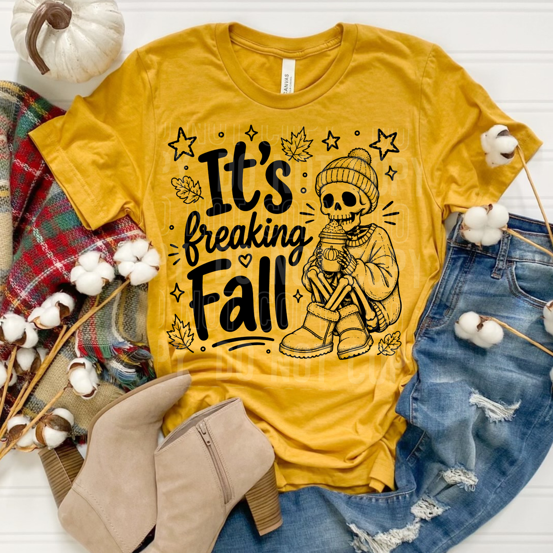 It’s Freaking Fall Sketch DTF Print