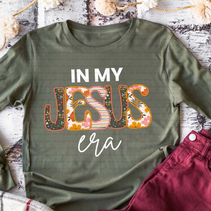 In my Jesus Era DTF Print