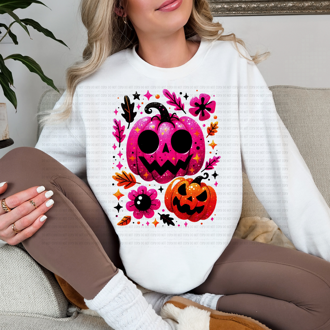 Jack O Lantern Collage DTF Print