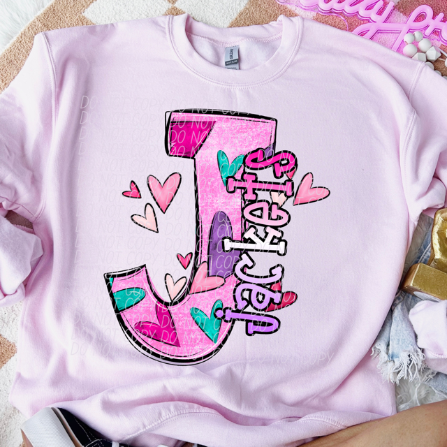 Valentine's Day Mascots DTF Print