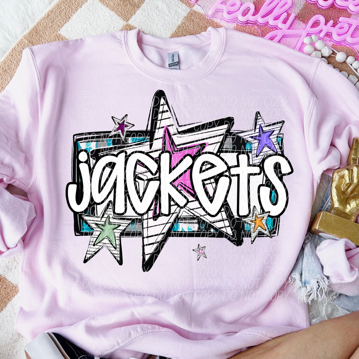 Bright Stars Mascots Youth DTF Print