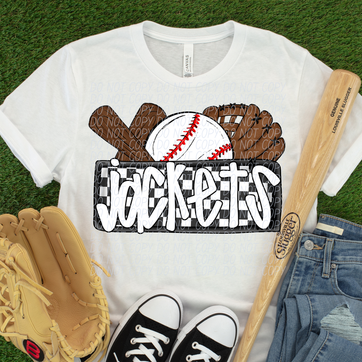 Baseball Mascots DTF Print