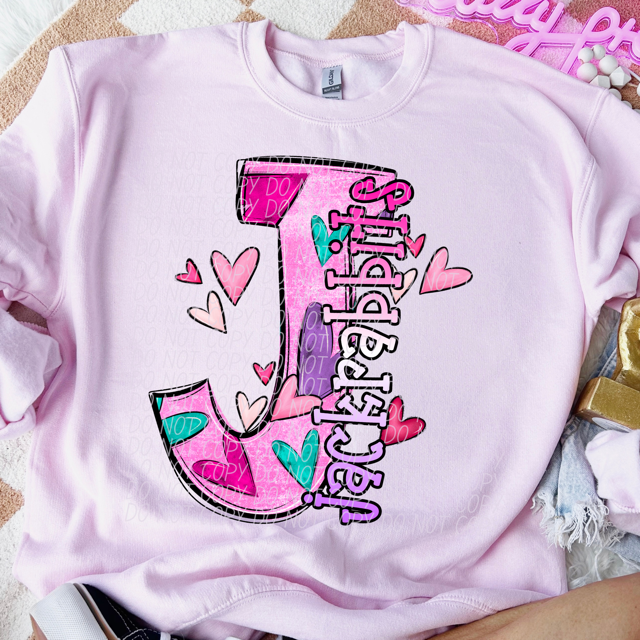 Valentine's Day Mascots DTF Print