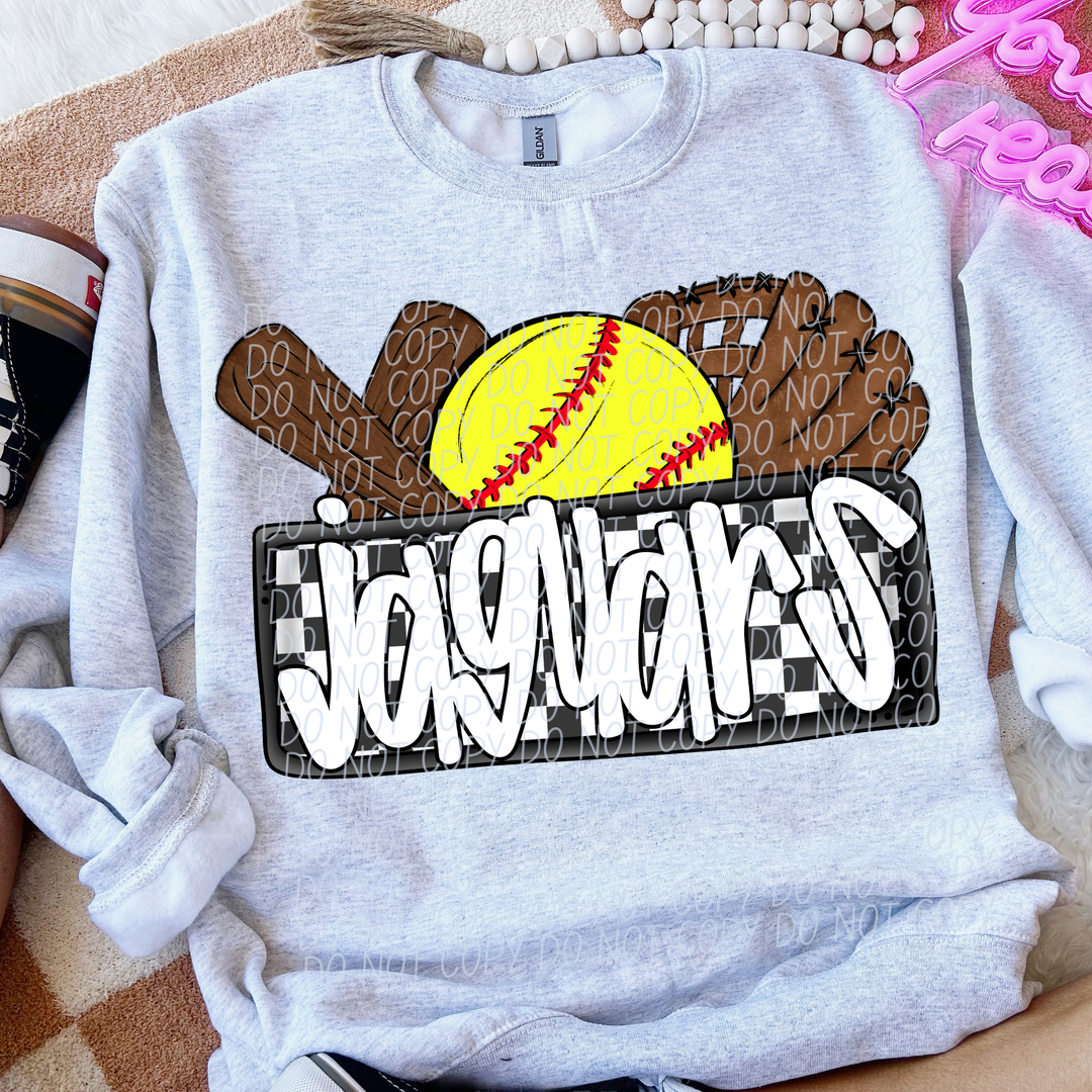Softball Mascots DTF Print