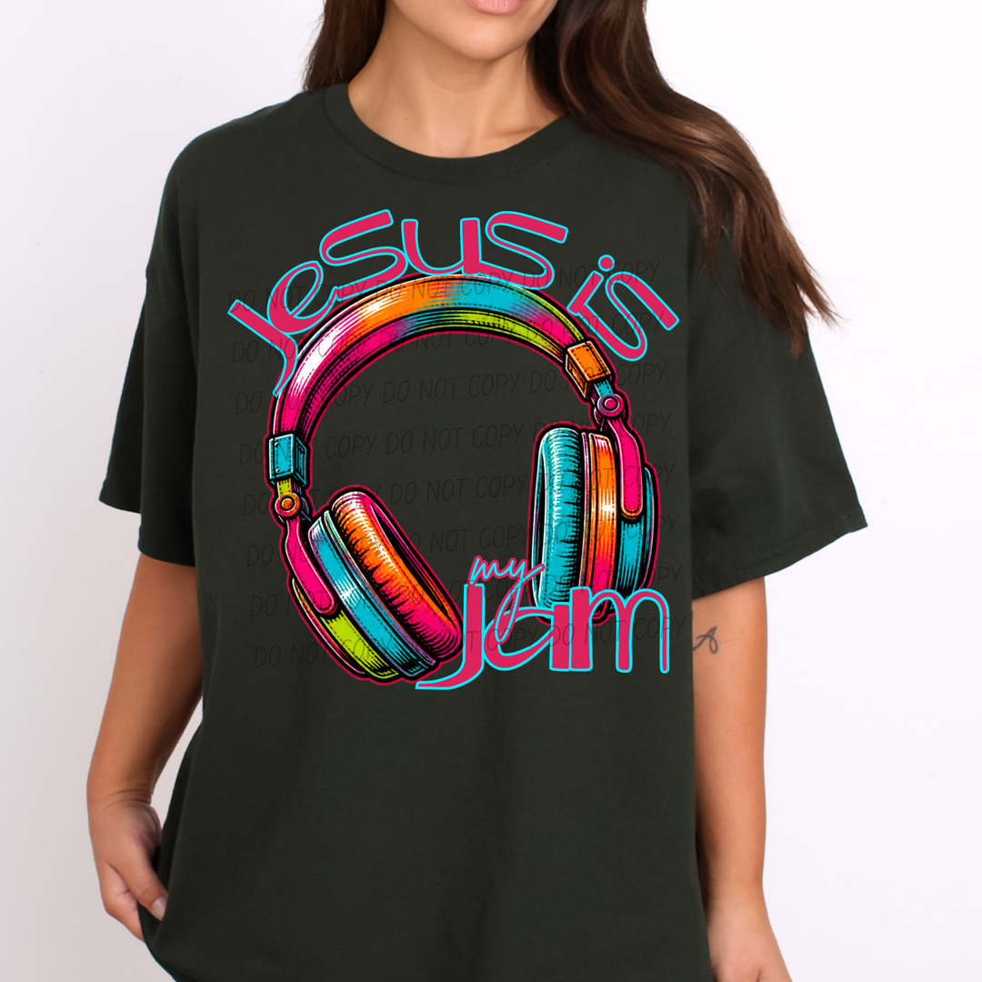 Jesus Is My Jam DTF Print