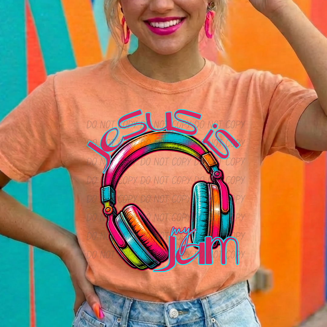 Jesus Is My Jam DTF Print