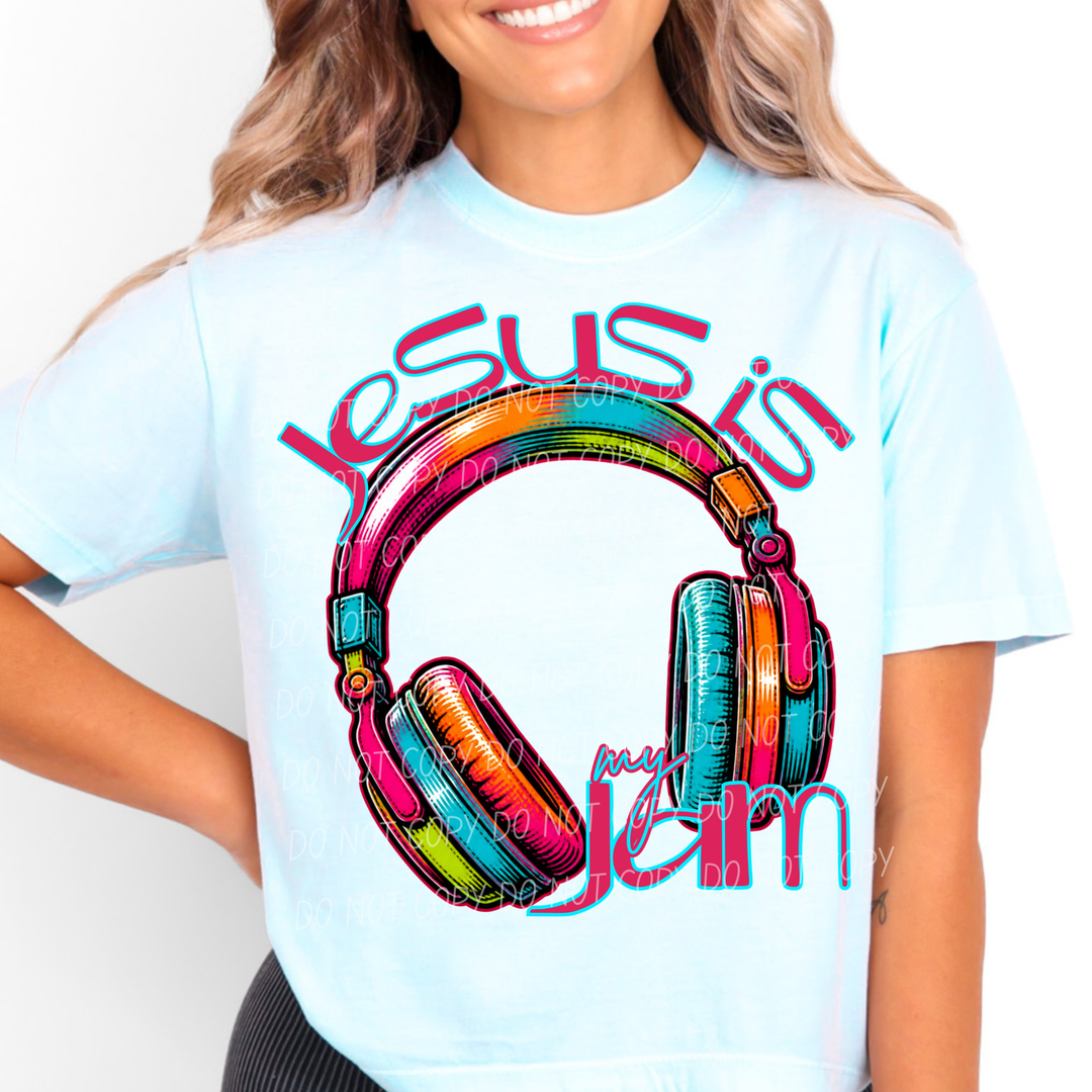 Jesus Is My Jam DTF Print