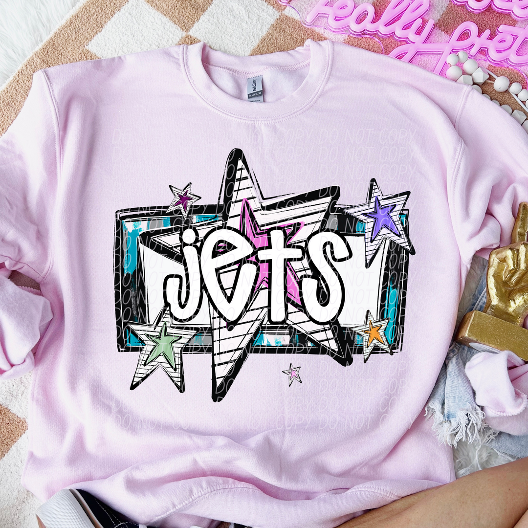 Bright Stars Mascots Youth DTF Print