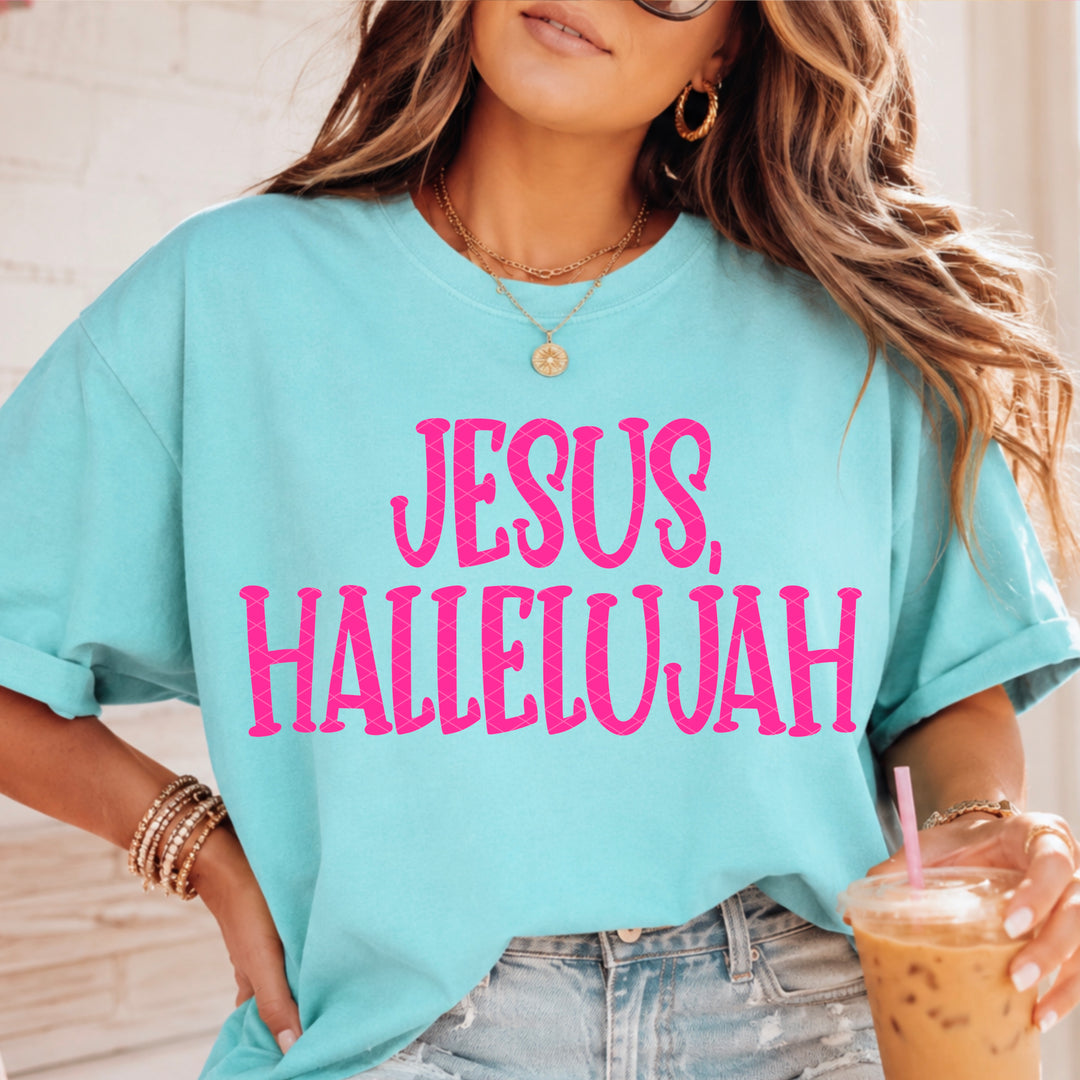 Jesus Hallelujah DTF Print