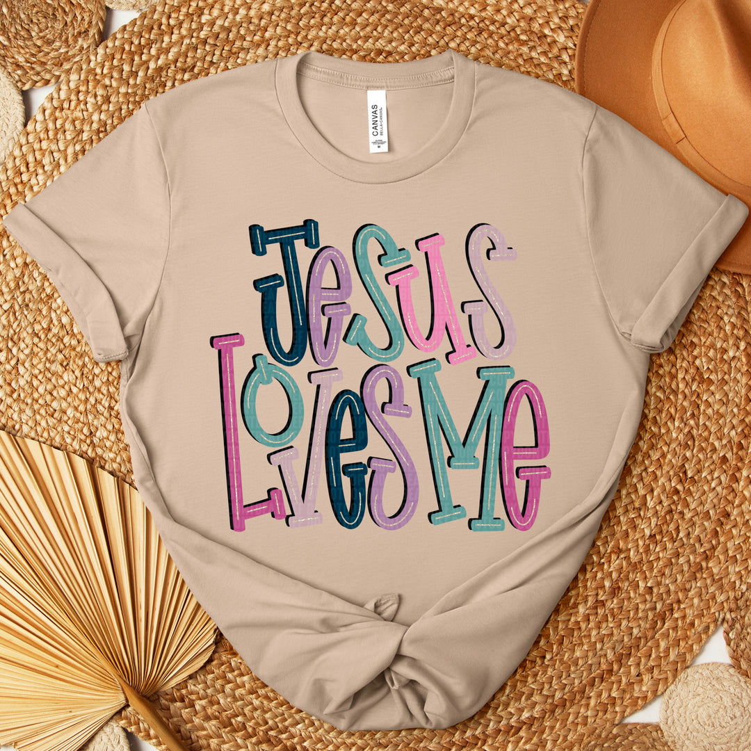 Jesus Loves Me DTF Print