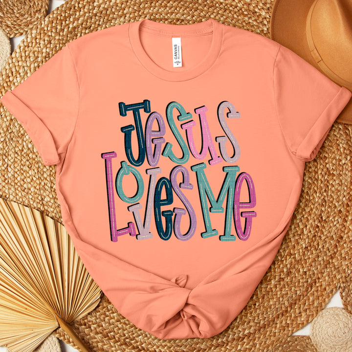 Jesus Loves Me DTF Print