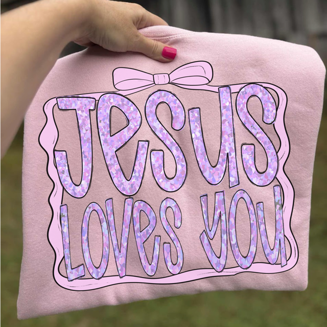 Jesus Loves You DTF Print