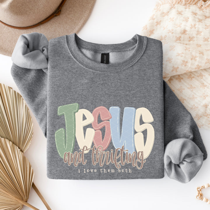 Jesus And Thrifting DTF Print