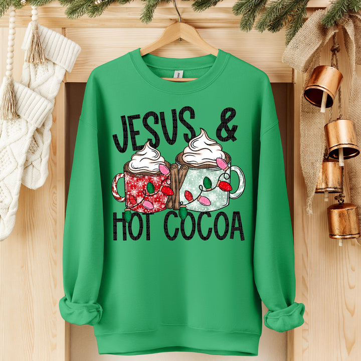 Jesus And Hot Cocoa DTF Print