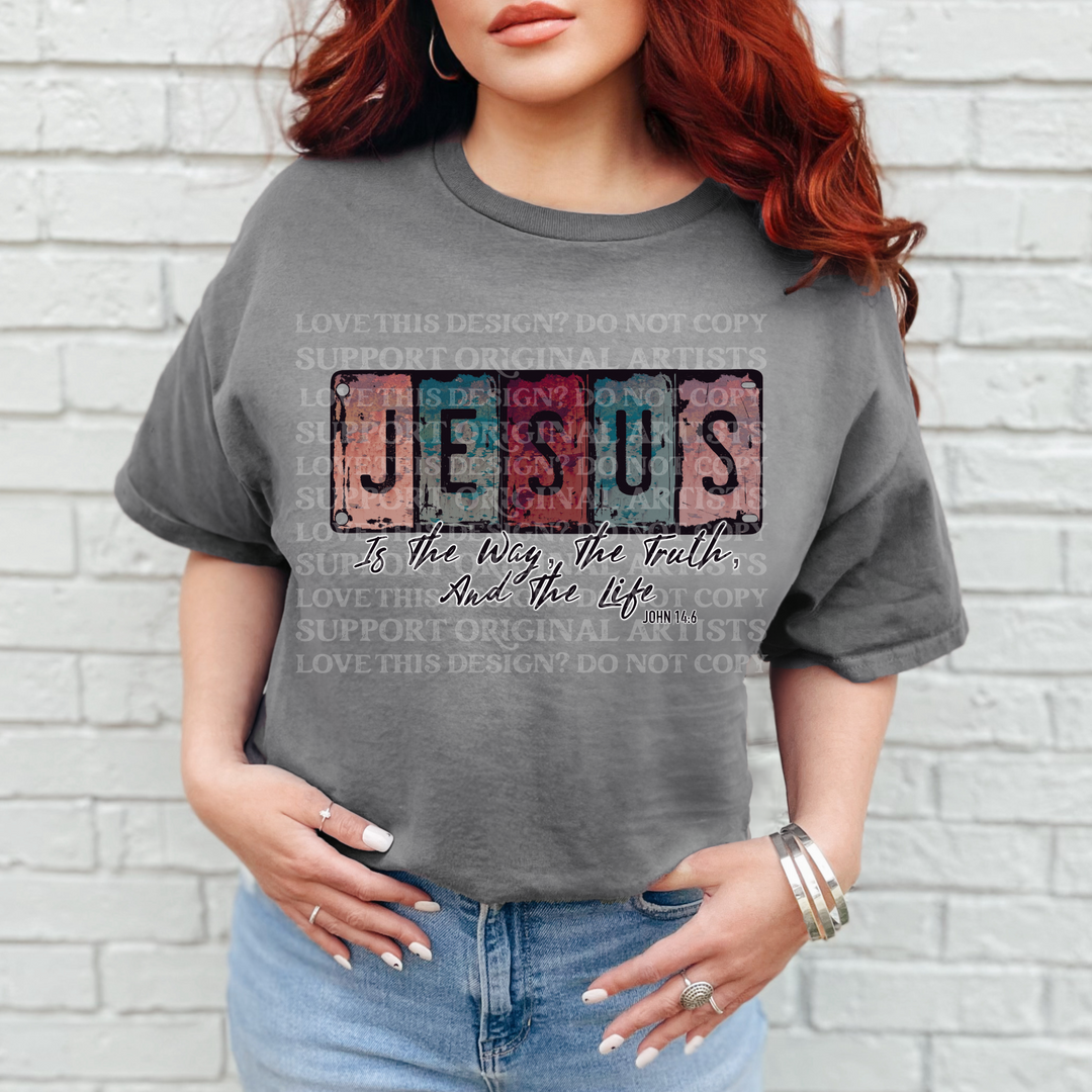 Jesus Is The Way DTF Print