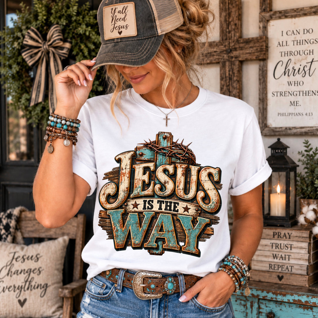 Jesus Is The Way DTF Print