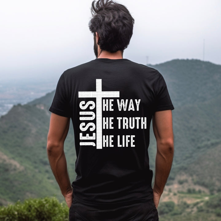 Jesus The Way (White) DTF Print