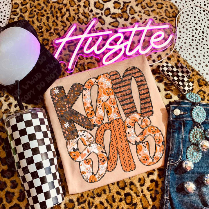 State Pumpkin Alpha DTF Print