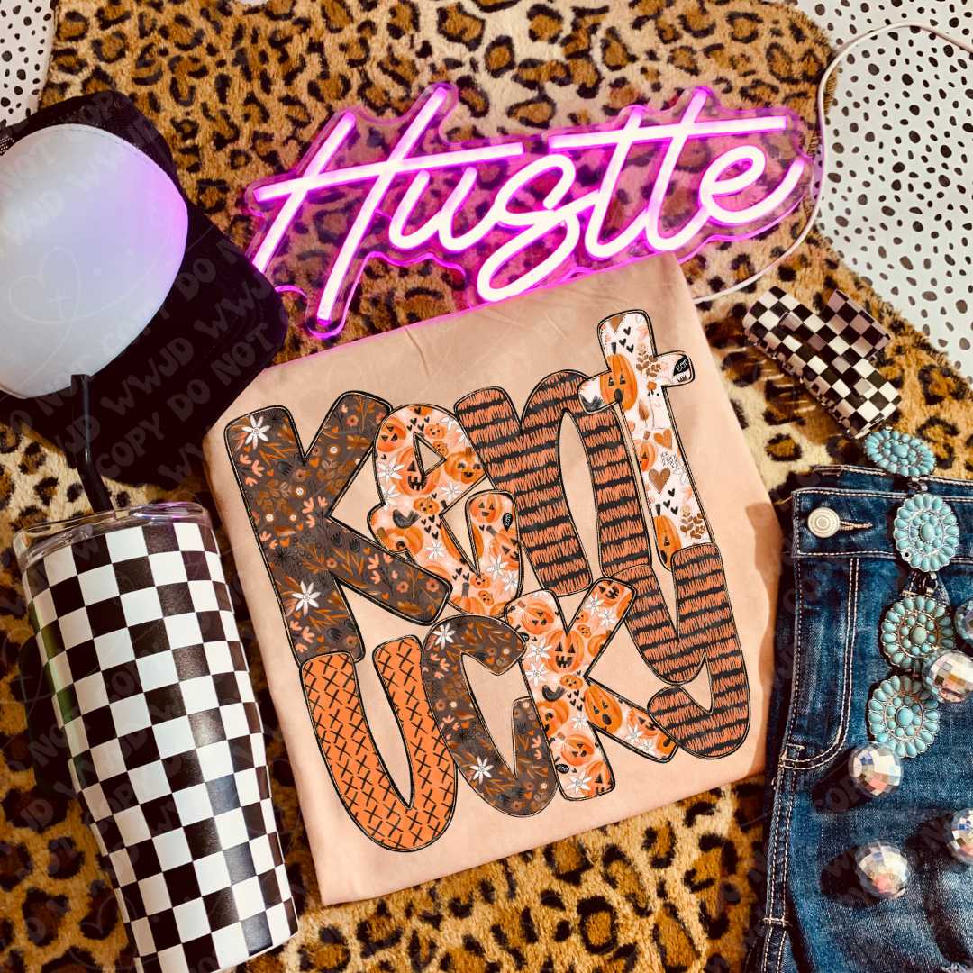 State Pumpkin Alpha DTF Print