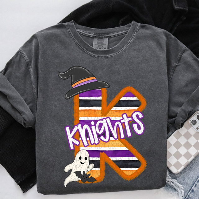 Halloween Striped Mascots DTF Print