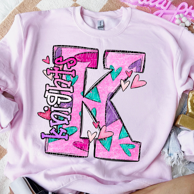 Valentine's Day Mascots DTF Print