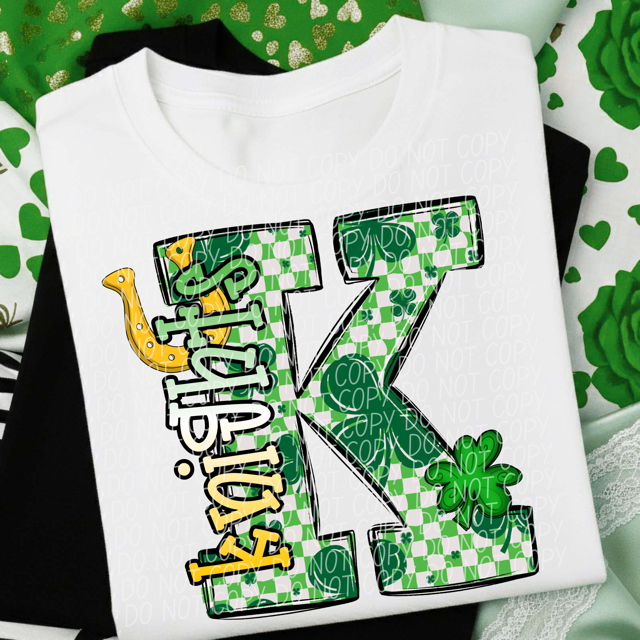 St Patrick's Day Mascots DTF Print