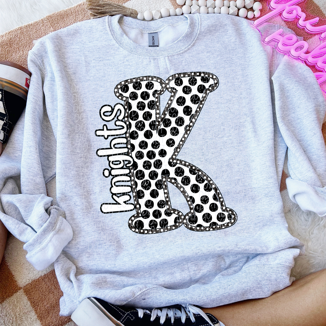 Polka Dot Mascots Youth DTF Print