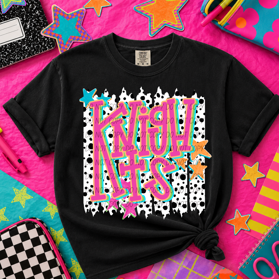 Lotty Dotty Mascots DTF Print