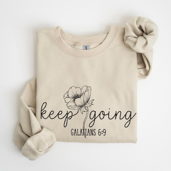 Keep Going Galatian 6:9 DTF Print
