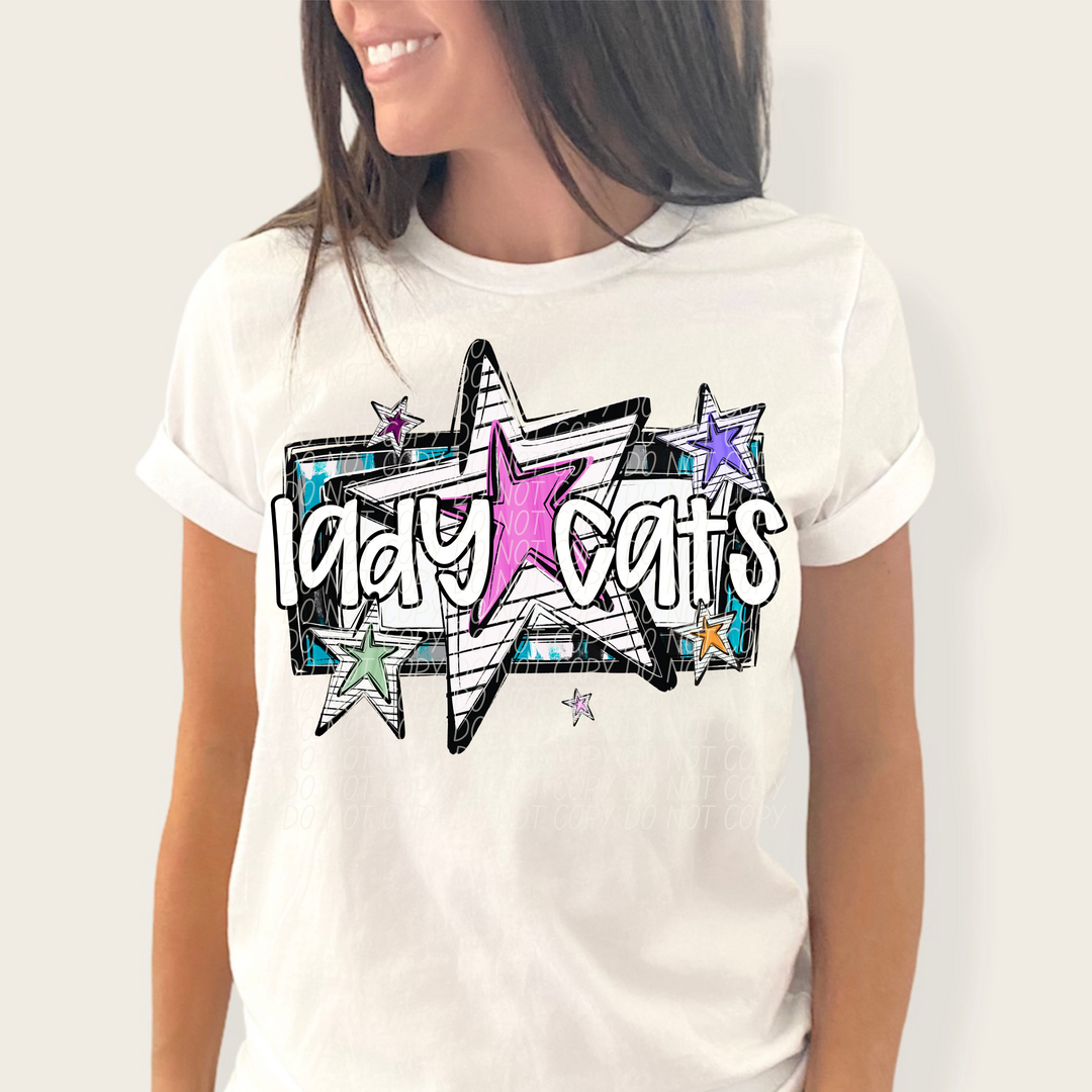 Bright Stars Mascots Youth DTF Print