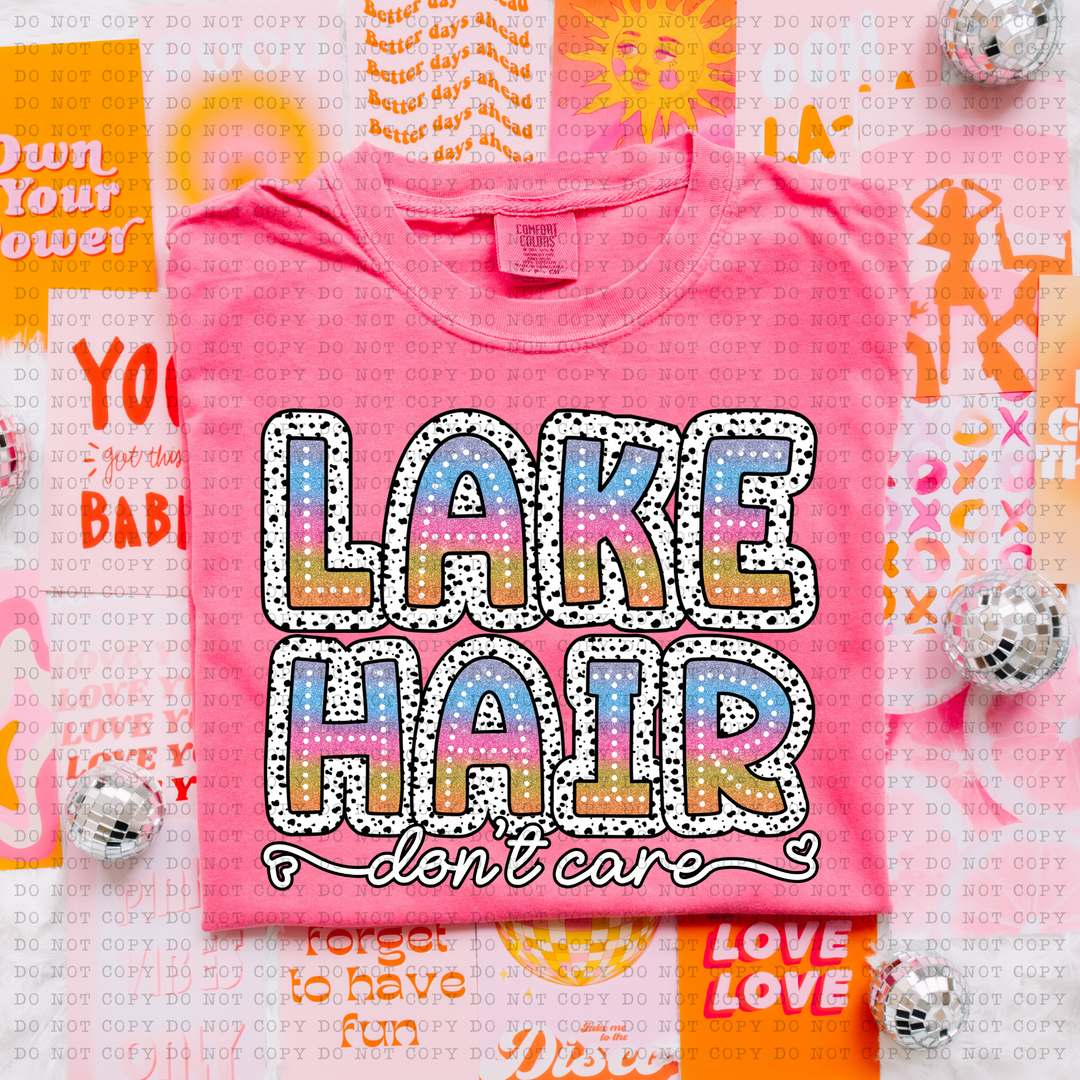 Lake Hair Don't Care DTF Print