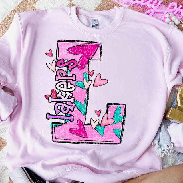 Valentine's Day Mascots DTF Print