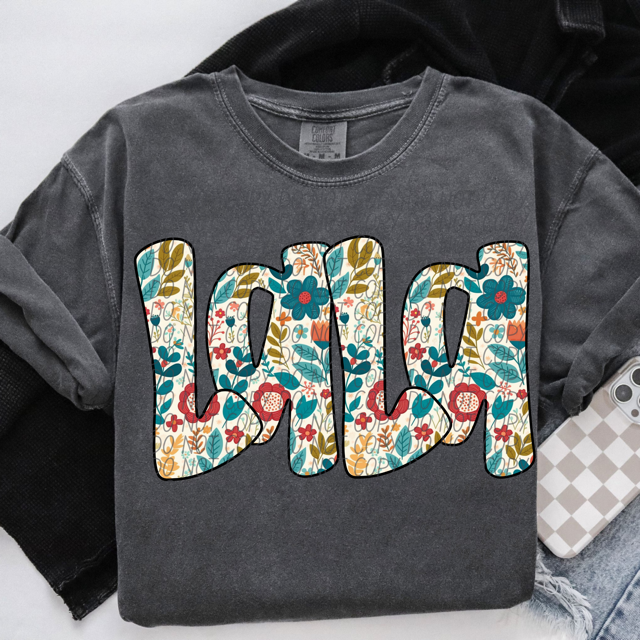 Fall Boho Names and Titles DTF Print