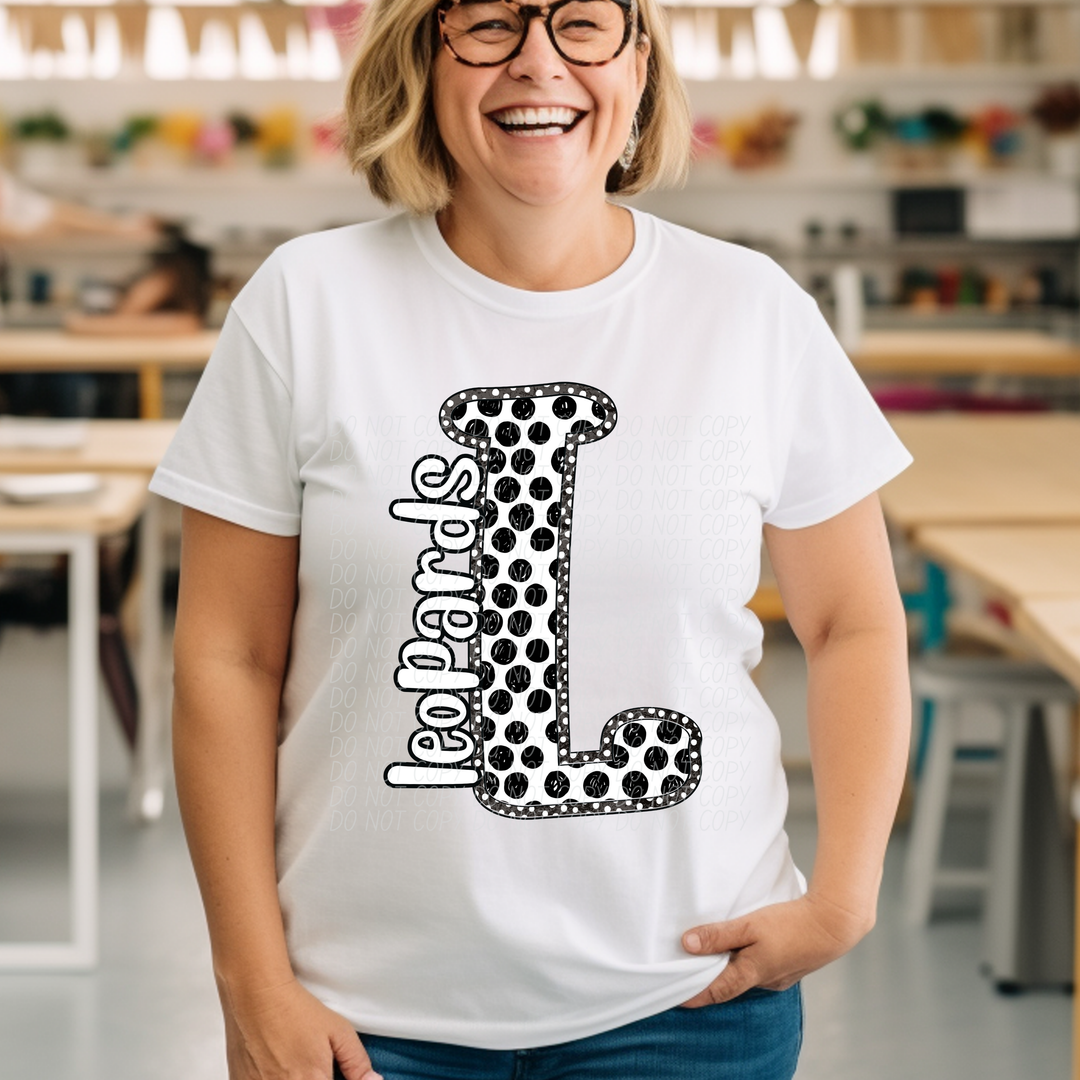 Polka Dot Mascots Youth DTF Print