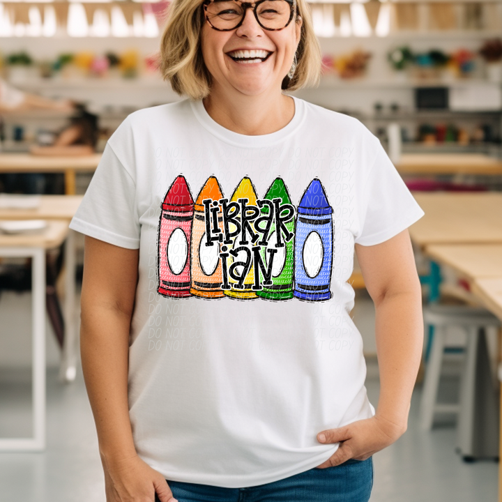 Primary Crayon School Grades and Occupations DTF Print