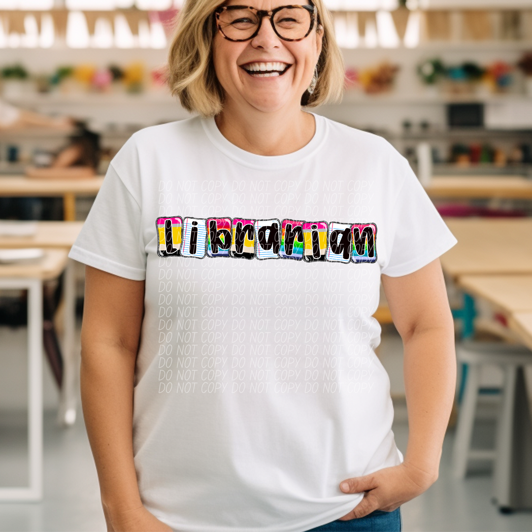 School Daze Titles DTF Print